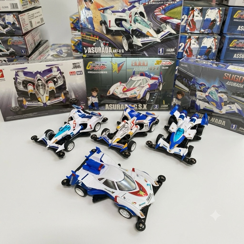 ถทามิย่า รถ mini4wd. ASURADA JIEPIN MODEL (มีมอเตอร์)