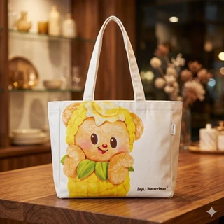 ### ของสมนาคุณ ### กระเป๋าสะพาย Lay's x Butterbear กระเป๋าผ้าหมีเนย