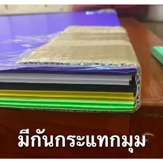 ฟิวเจอร์บอร์ดฉลุลายไทย 3 พับ (65x120 ซม) บอร์ดนิทรรศการ บอร์ดโชว์ผลงาน แข็งแรงทนทาน เลือกสีได้