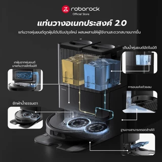 (NEW ) Roborock QR 798 (New QrevoS) หุ่นยนต์ดูดฝุ่น ถูพื้น อัจฉริยะ เก็บฝุ่น ซักผ้า ถูพื้น เป่าลม 10000pa