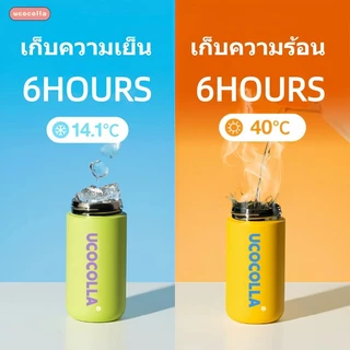 Ucocolla 304 สแตนเลส แก้วเก็บความเย็นสแตนเลส แก้วเก็บความเย็น และเก็บความร้อน 750ML สองวิธีดื่ม