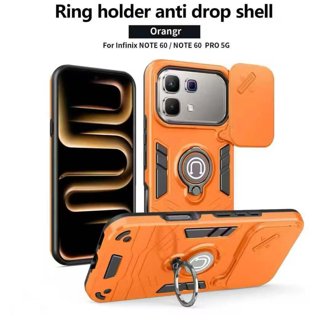 เคสสไลด์กล้อง มีแหวน สำหรับ iNfinix Note60 Note60Pro เคสกันกระแทก