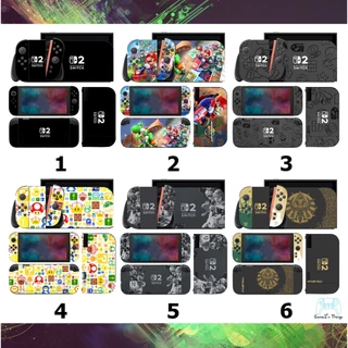 สติกเกอร์ติดเครื่อง กันรอย Nintendo Switch 2 Skin Sticker