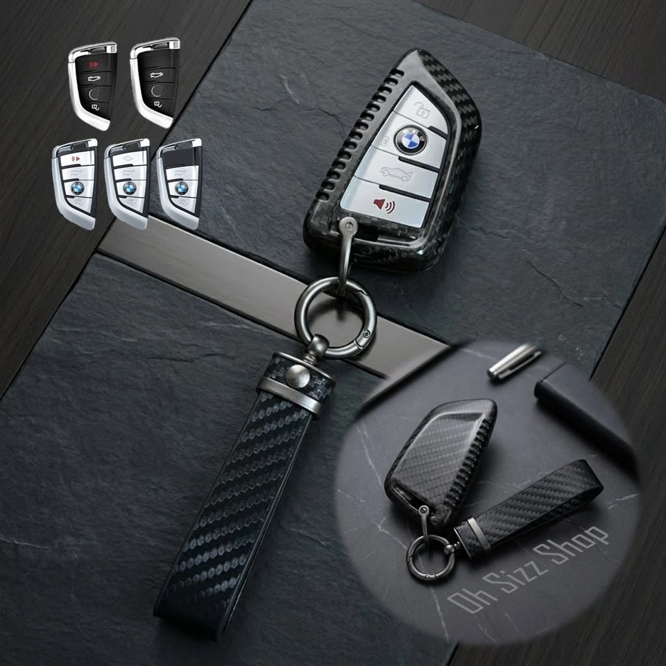 เคสรีโมทรถ BMW Blade คาร์บอนไฟเบอร์แท้  T-Carbon แถมแผ่นใส Transparent TPU ครอบปุ่ม  Top Product ; Carbon Fiber Key Case thumbnail 3