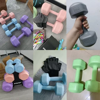 (ชาย/หญิง ใช้ได้) ANGTOP ดัมเบล 5 kg(2 อัน 10KG)dumbbell set ฟิตเนส weight training ดัมเบลชกมวย