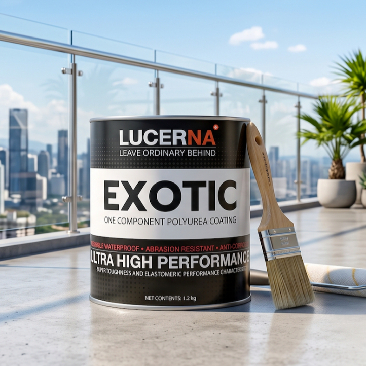 กันซึม Polyurea ส่วนผสมเดียว พร้อมใช้งาน EXOTIC ขนาด 1.2 kg