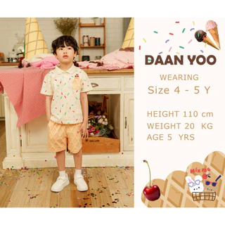 Mix Me กางเกงขาสั้น พิมพ์ลายโคนวาฟเฟิล ผ้า 100%Cotton interlock หนานุ่ม เด็กชาย อายุ 1-7 ปี เสื้อผ้าเด็ก รุ่น 400512