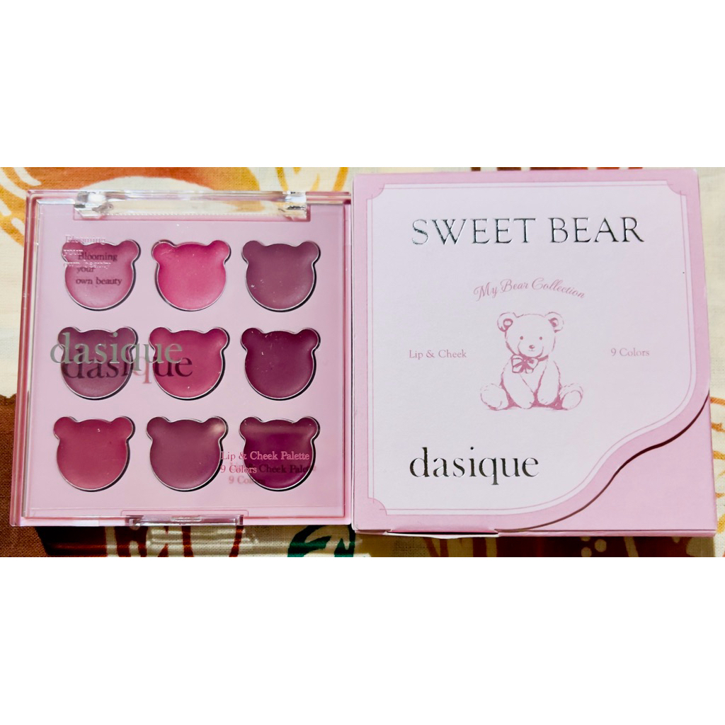 Dasique Mood Painting Lip & Cheek Palette เฉดสี #06 Sweet Bear