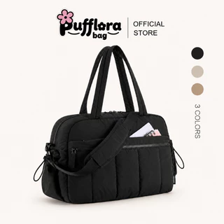 Pufflora กระเป๋าเดินทาง กระเป๋าสะพายข้าง กระเป๋าถือ รุ่น Fit & Fly Bag ใบใหญ่ จุของได้เยอะ ช่องเก็บของหลายช่อง
