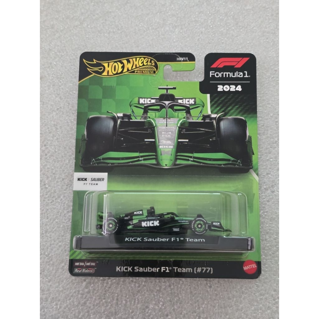 Hotwheels kick sauber f1 team (#77) formula 1 2024