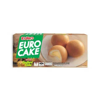 [สินค้าส่งด่วน] ยูโร่คัสตาร์ดเค้ก 144ก. EURO CUSTARD CAKE 144 G.