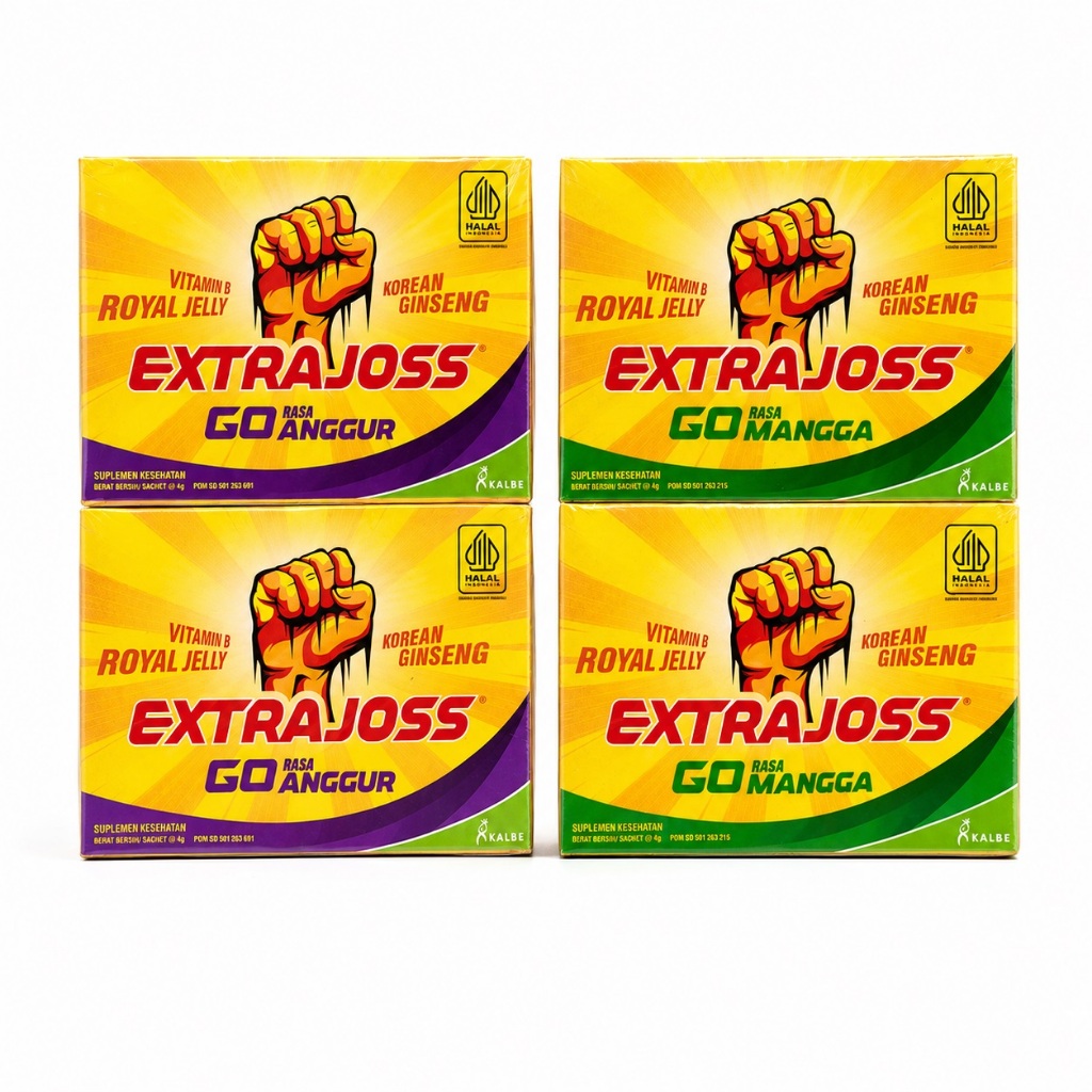 🥃Extra joss ผงสำหรับชงดื่ม ให้ความสดชื่น 1 กล่อง มี 6 ซอง🥃