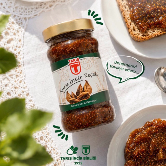 ทาริสแยมมะเดื่อแห้ง Taris Fig Jam 380gr
