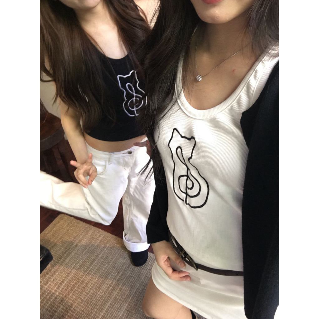 eonrhe | cat melody tank top🎼