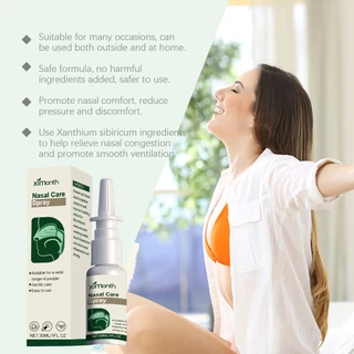 Ximonth สเปรย์พ่นจมูก 30ml บรรเทาอาการกรน บรรเทาอาการคัดจมูก บรรเทาโรคจมูกอักเสบ จาม น้ำมูกไหล