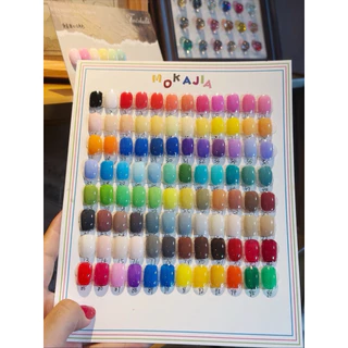 MAGICCOLRNAIL ( MOKAJIA )สีเพ้นท์เล็บเจล 72 สี ใช้เพ้นท์ ใช้ทา ขัดผง ปั้มลาย เนื้อสีแน่นเพ้นท์ลื่นลากเส้นง่ายสีสวยละมุน