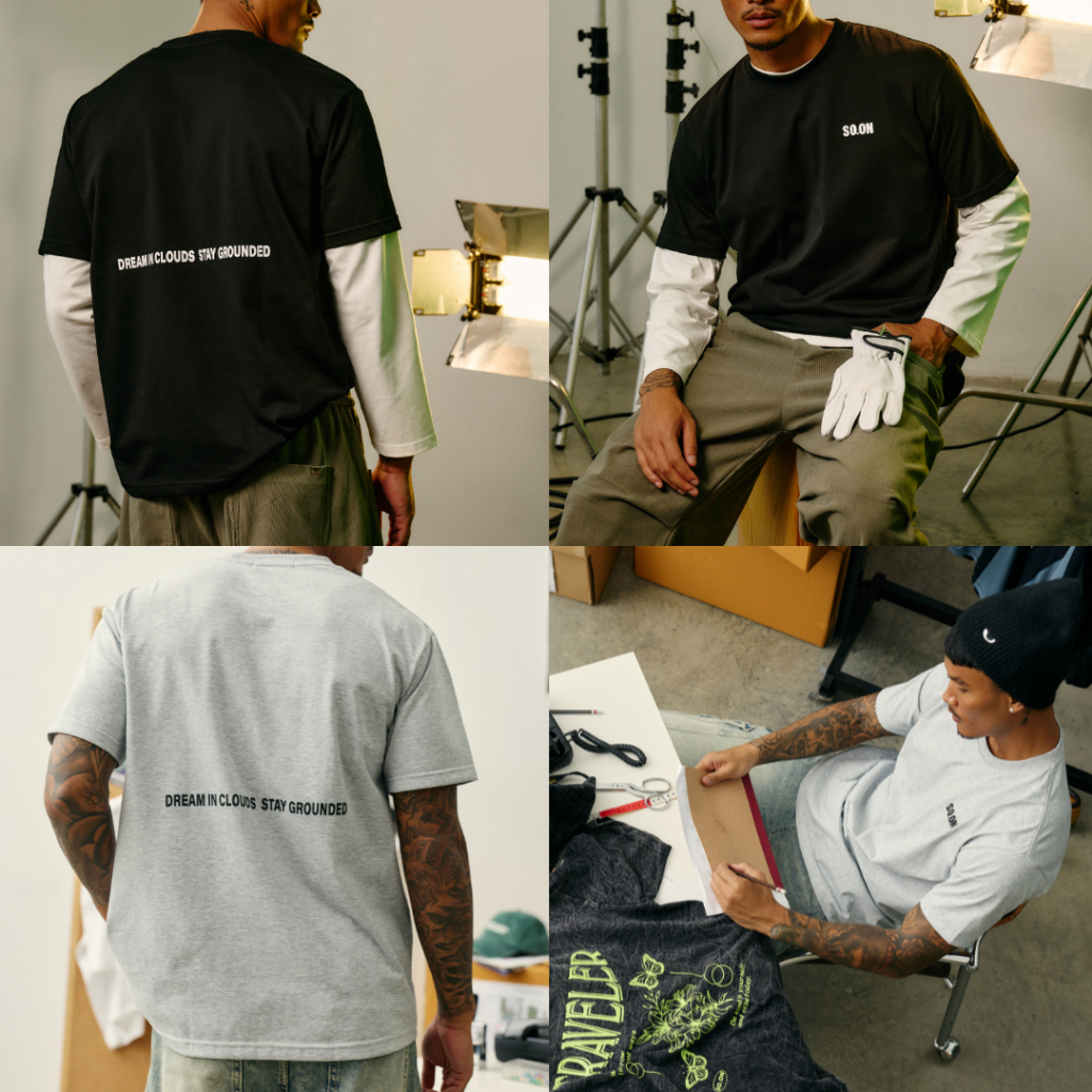 SO.ON : Dream in cloud Oversize เสื้อยืด Basic ทรงโอเวอร์ไซส์ รุ่น Clarity