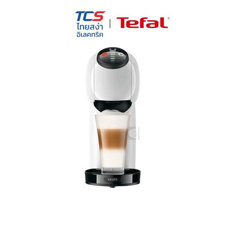 Tefal เครื่องชงกาแฟแบบแคปซูล จีนีโอ้ เอส เบสิค สีขาว รุ่น KP240166 GENIO S BASIC WHITE