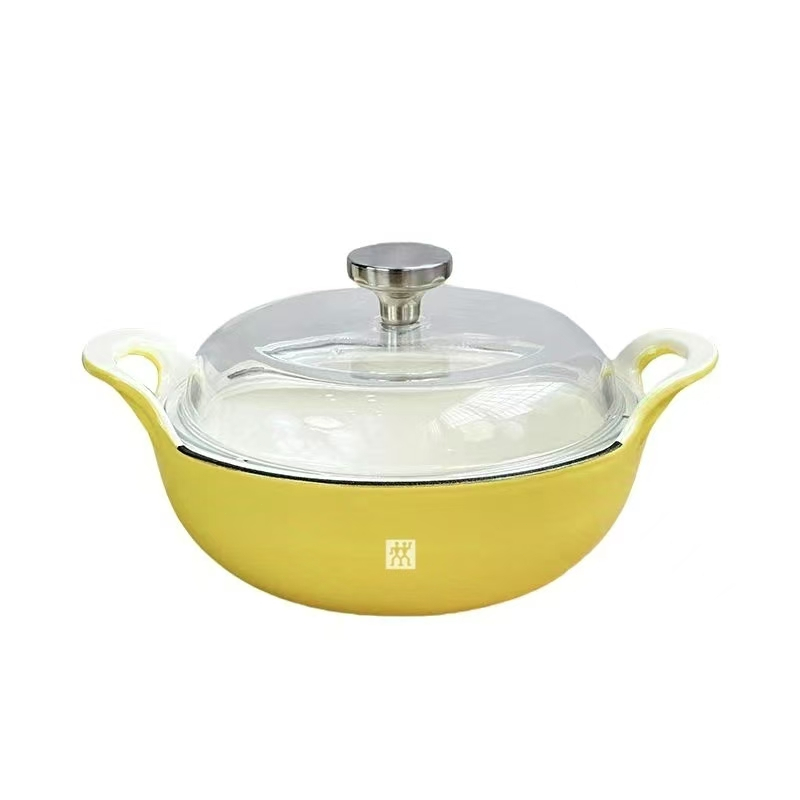 Zwilling 20cm Fortune Yuanbao pot soup pot stew pot stew pot porridge pot enameled cast iron pan