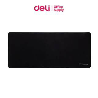 Deli แผ่นรองเมาส์ แบบยาว ฐานยางกันลื่น รองรับคีย์บอร์ดและเมาส์ สำหรับโต๊ะทำงานและเกมมิ่ง Mouse Pad