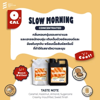 กาแฟสกัดเย็น Slow morning กาแฟคั่วกลาง กาแฟโทนช็อคโกแลต คาราเมล Coldbrew ขนาด 1000 ML