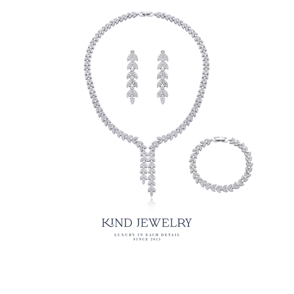 Kind Jewelry เซ็ตเครื่องประดับเจ้าสาว Ivy Bridal Set สร้อย+ต่างหู+ข้อมือ