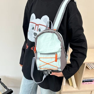 ส่งด่วน GUCSELECTED(B2659) กระเป๋าเป้สะพายหลังใบเล็กกันน้ำ มี5ช่องใส่ของ