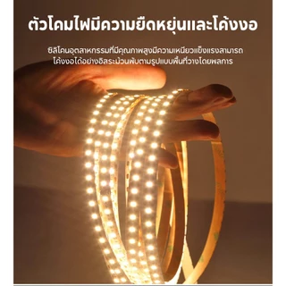 =10M เทปไฟ LED 2835 ยืดหยุ่น 3 สี แรงดันต่ำปลอดภัย ตัดได้ มีกาวติดหลัง เทปไฟตกแต่ง สำหรับห้องครัว ห้องนอน ห้องต่างๆ