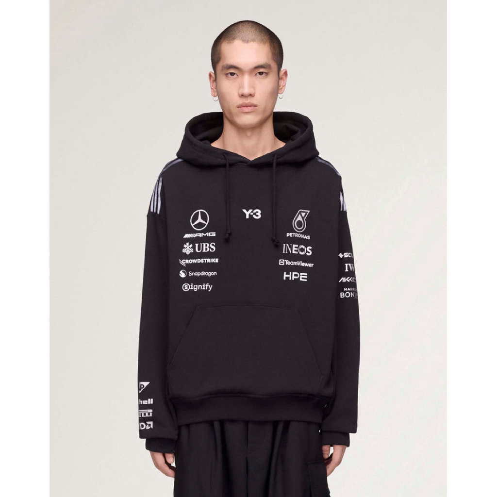 (พร้อมส่ง) Adidas x Y-3 Team Hoody Black มือ1