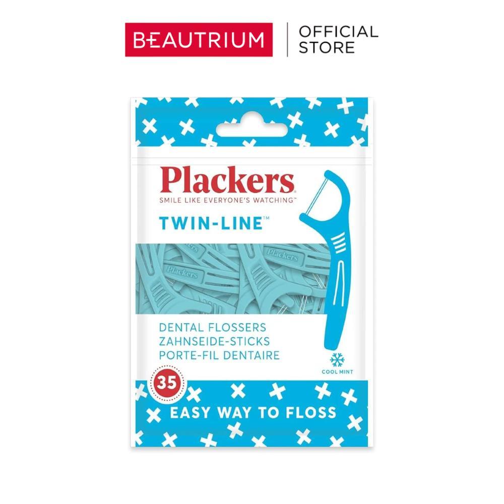 PLACKERS Flosser Twin - Line ไหมขัดฟัน 35ct