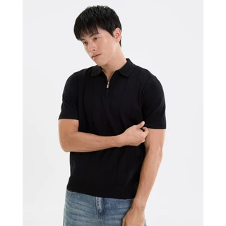 REEVE HARLOW ZIP POLO เสื้อโปโลถัก ผ้า Knit