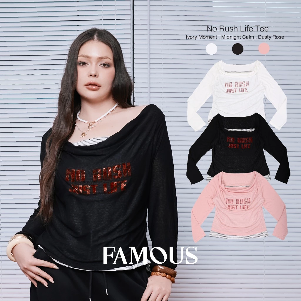 NO RUSH LIFE TEE #FMBL-G2T075 #COE #MY26