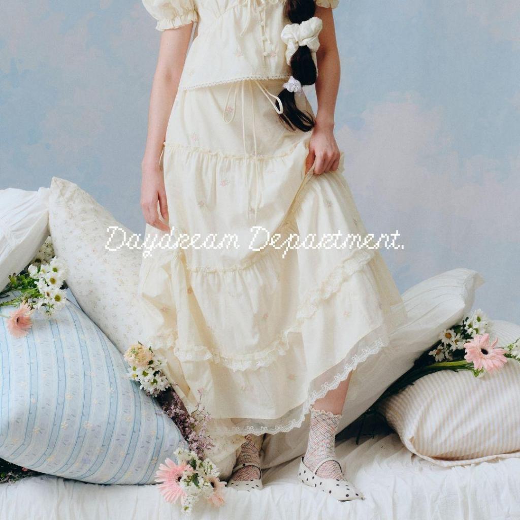 La Mignonne (S-XL) Daydream Maxi Skirt กระโปรงใส่เที่ยว ใส่ทำงาน งานกระโปรงยาวที่เอาไปแมทซ์กับเสื้อเข