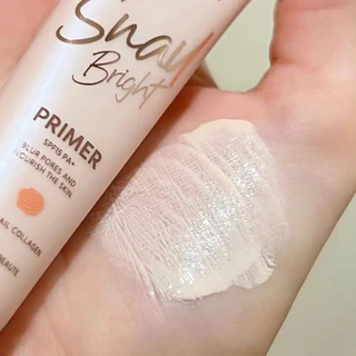 🐌 Mille Snail Bright Primer ไพรเมอร์เบลอรูขุมขน15g/30g | ปิดรูขุมขนเรียบเนียน ผิวขาวกระจ่างใส พร้อมส่ง