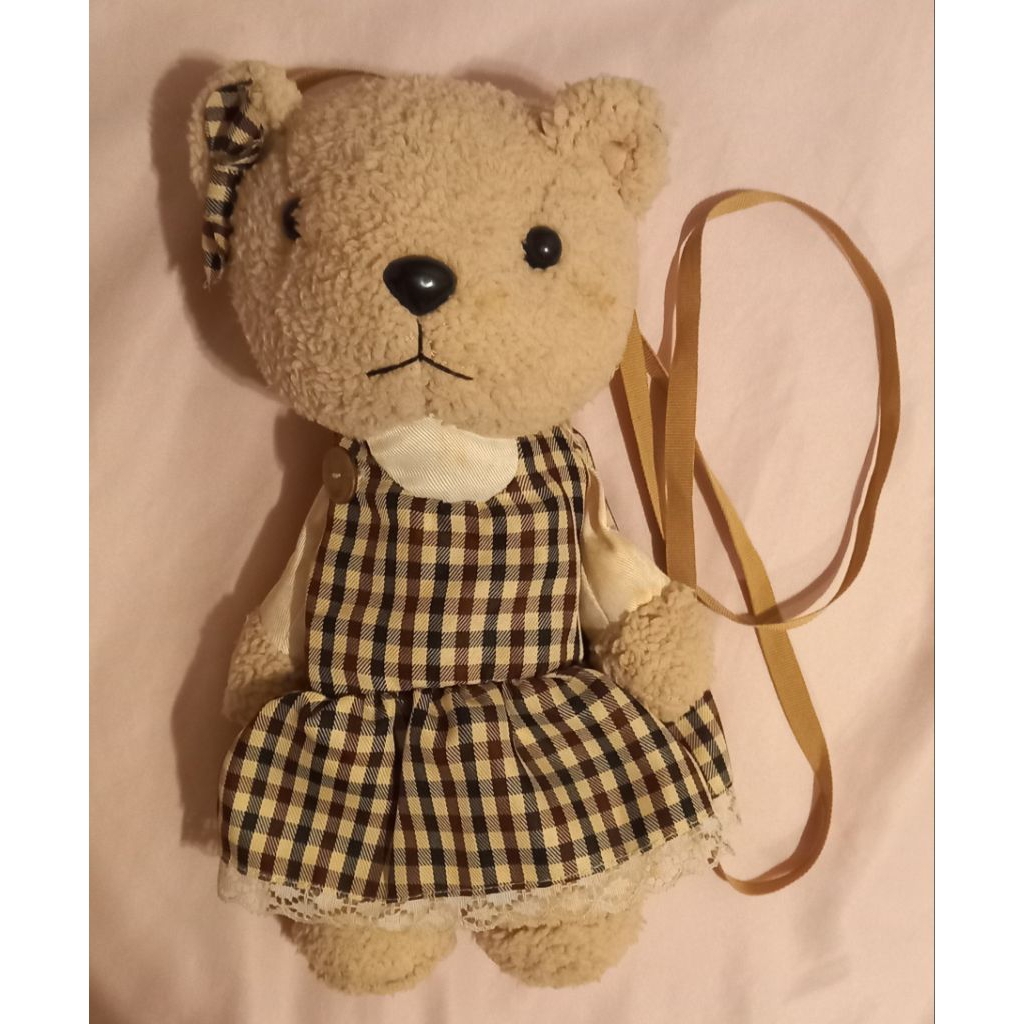 ตุ๊กตาหมีกระเป๋า Mori Kei Bag Fashion Accessory น่ารักมือสอง