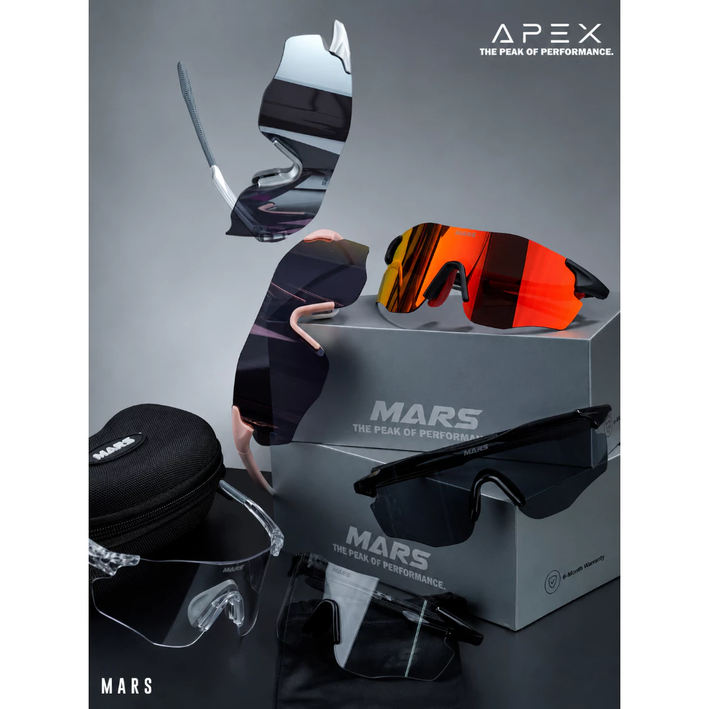 NEW ARRIVAL | MARS APEX แว่นตากีฬารุ่นใหม่ เลนส์ UV400 กรอบ TR90 น้ำหนักเบา สำหรับวิ่ง ปั่นจักรยาน และกิจกรรมกลางแจ้ง