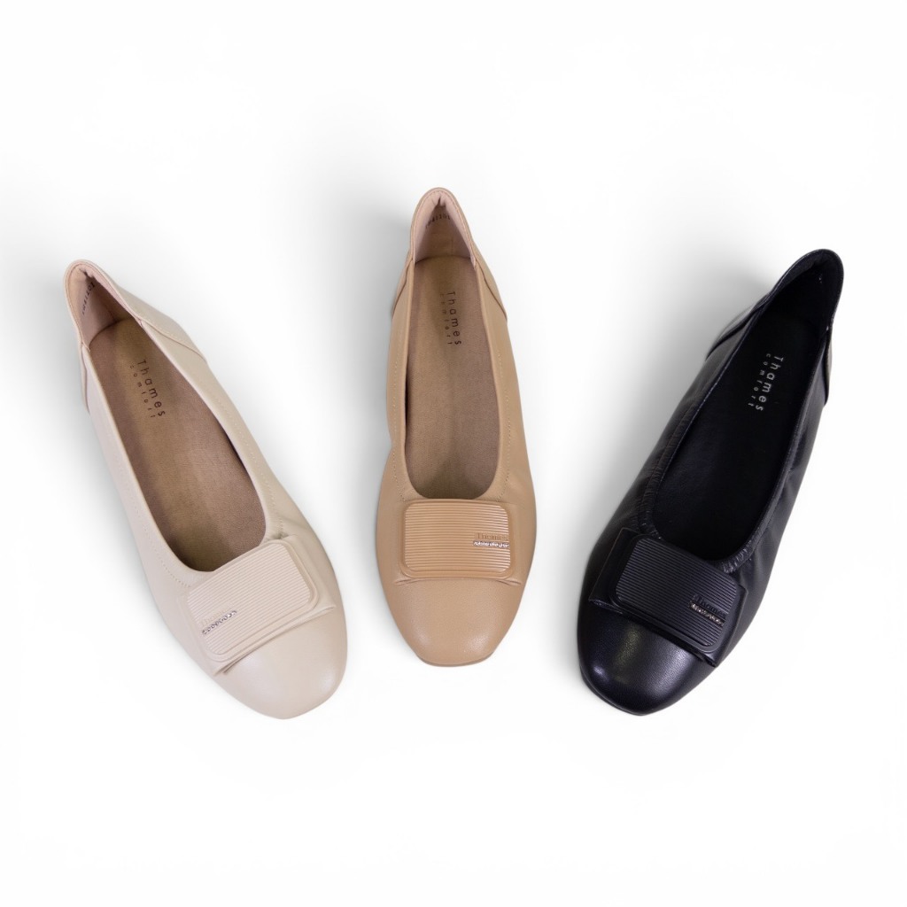 Thames(เทมส์)รองเท้าคัทชูผู้หญิง รองเท้าใส่ทำงาน Shoes-TH41101[แนะนำเผื่อไซส์จากปกติ]