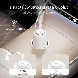 Simplus เครื่องทำความชื้น ตั้งโต๊ะ ชาร์จ Type-C ไร้สาย แบบพกพา ความจุ 250 มล. ทำงานได้นาน 14 ชั่วโมง โ JASH005