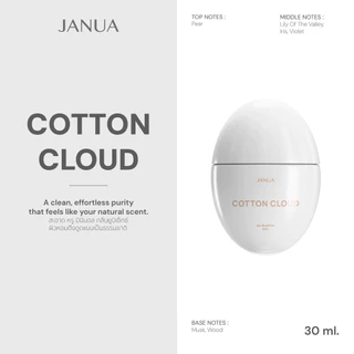 แท้ 100% น้ำหอมแจนยัวร์ Janua Perfume คอลเลคชั่นไข่ กลิ่น Cotton Cloud ขนาดใหม่ 30 ml.