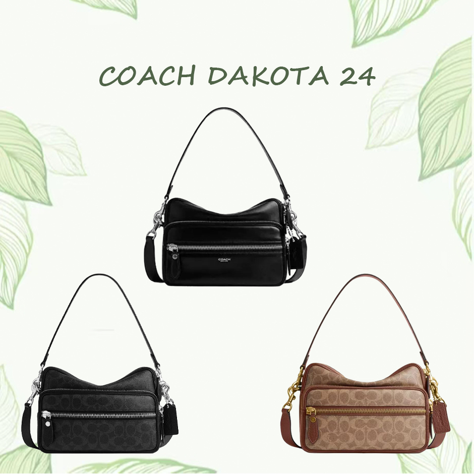 COACH DAKOTA 24 กระเป๋าถือและสะพายไหล่ รุ่นผู้ชาย สายสะพายถอดออกได้