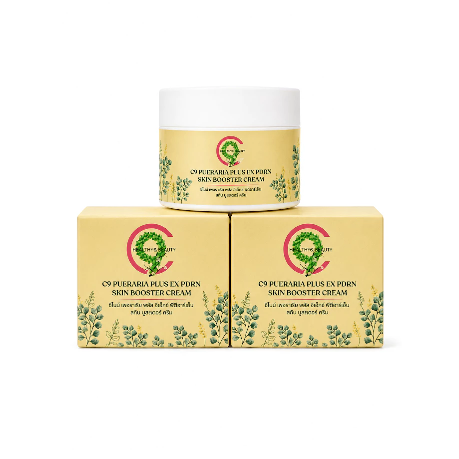 ซีไนน์ เพอราเรีย พลัส อีเอ็กซ์ พีดีอาร์เอ็น สกิน บูทสเตอร์ ครีม C9 PUERARIA PLUS EX PDRN SKIN BOOSTER CREAM
