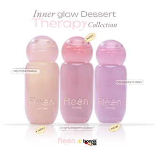 [แถม Scrunchy] Set 3 ชิ้น Fleen ฺBeauty Inner Glow Dessert Therapy Lip | ฟลีน บิวตี้ ลิปเทอราพี 3 สีใหม่