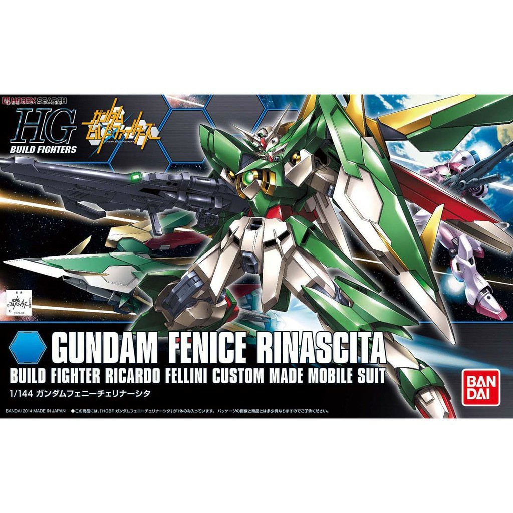 [ มีส่งด่วน ] BANDAI HG GUNDAM FENICE RINASCITA ร้าน SEVENTEEN HOBBY FRONT