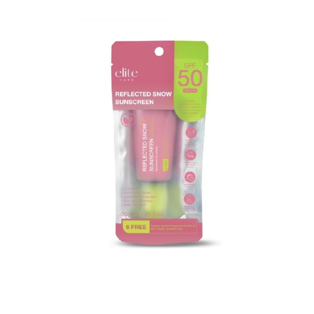 ELITE CARE Reflected Snow Sunscreen SPF50 PA++ ++ กันแดด 30ml
