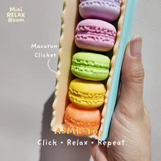 🍬Macaron ASMR Clicker ของเล่นคลายเครียด Fidget Toy เสียง Clicky กดเพลิน ของสะสม ของขวัญ ขนมจิ๋วสุดน่ารัก