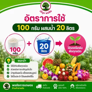 ปุ๋ยเกล็ดสูตร 10-20-30 ตราแนนซี่ ใช้ในระยะออกดอก ติดผล สร้างราก/สร้างเมล็ด/หัว/หน่อ ขนาด 1 กิโลกรัม