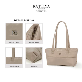 [RATTIYA BANGKOK] Small Maison Puffer Tote/ 3 colors กระเป๋านุ่มนิ่ม น้ำหนักเบา กระเป๋าผ้ากันน้ำ ทรงสวย สะพายไหล่