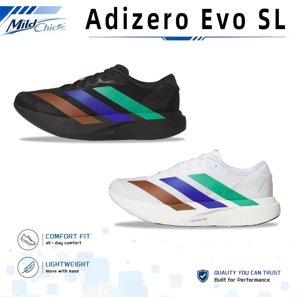 ของแท้ 100%✅ Adizero EVO SL รองเท้าวิ่ง KI3393/KI3392
