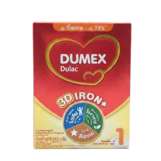 250 กรัม นมผง Dumex สูตร 1 สำหรับทารกแรกเกิด Exp 18/02/2027