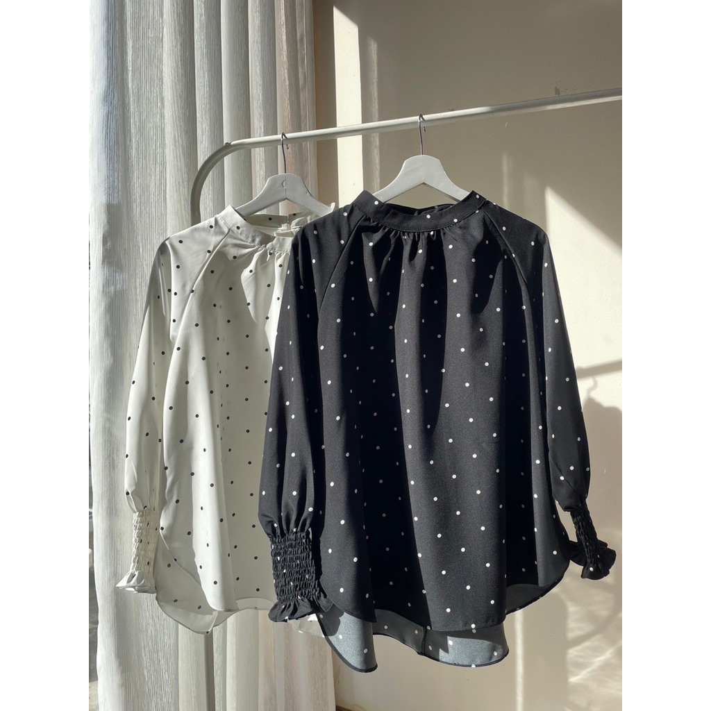Summer Top [BC] เสื้อ Oversize ลาย Polkadot